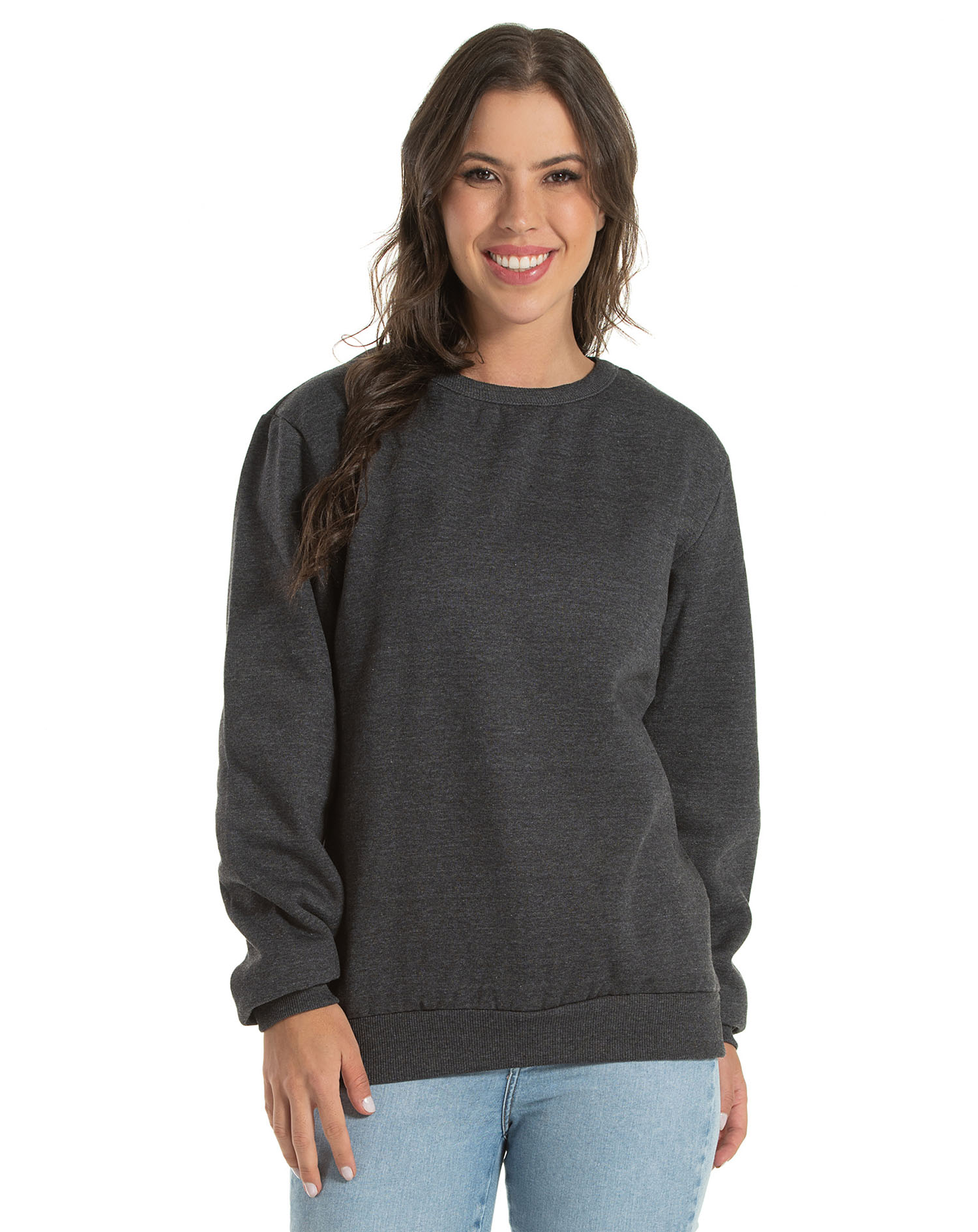 Blusão feminino preto mescla